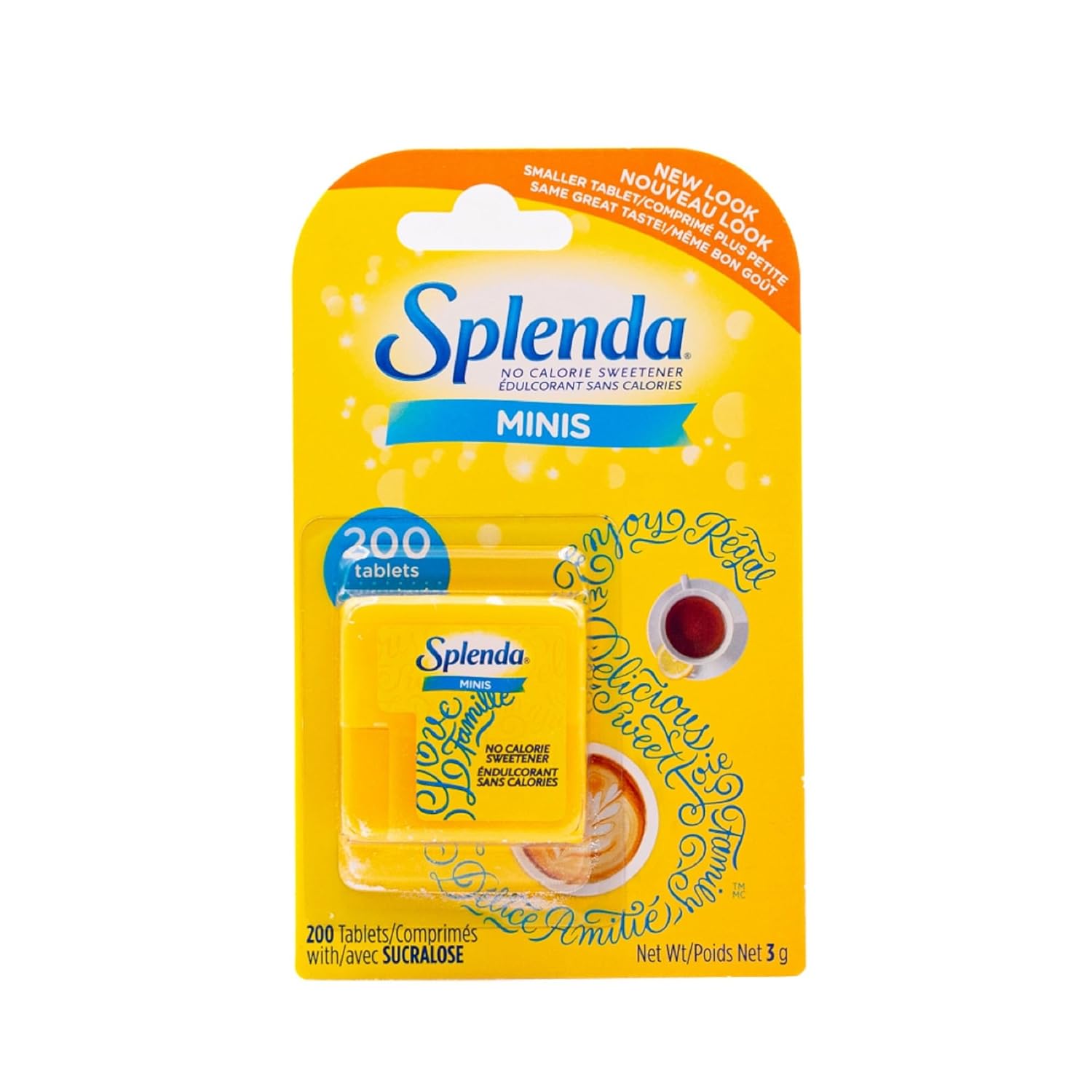 Splenda No Calorie Sweetener, Mini Dissolvable Tablets ,200 Count