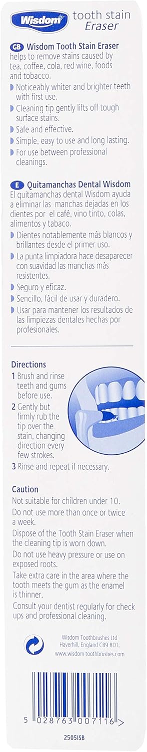 Wisdom Tooth Stain Eraser