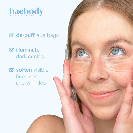 Baebody Advanced Snail Mucin Under Eye Masks (6 Pairs), Under Eye Patches For Puffy Eyes And Dark Circles, Hydrating Under Eye Patches To Reduce Fine Lines, Eye Gel Patches Korean Inspired