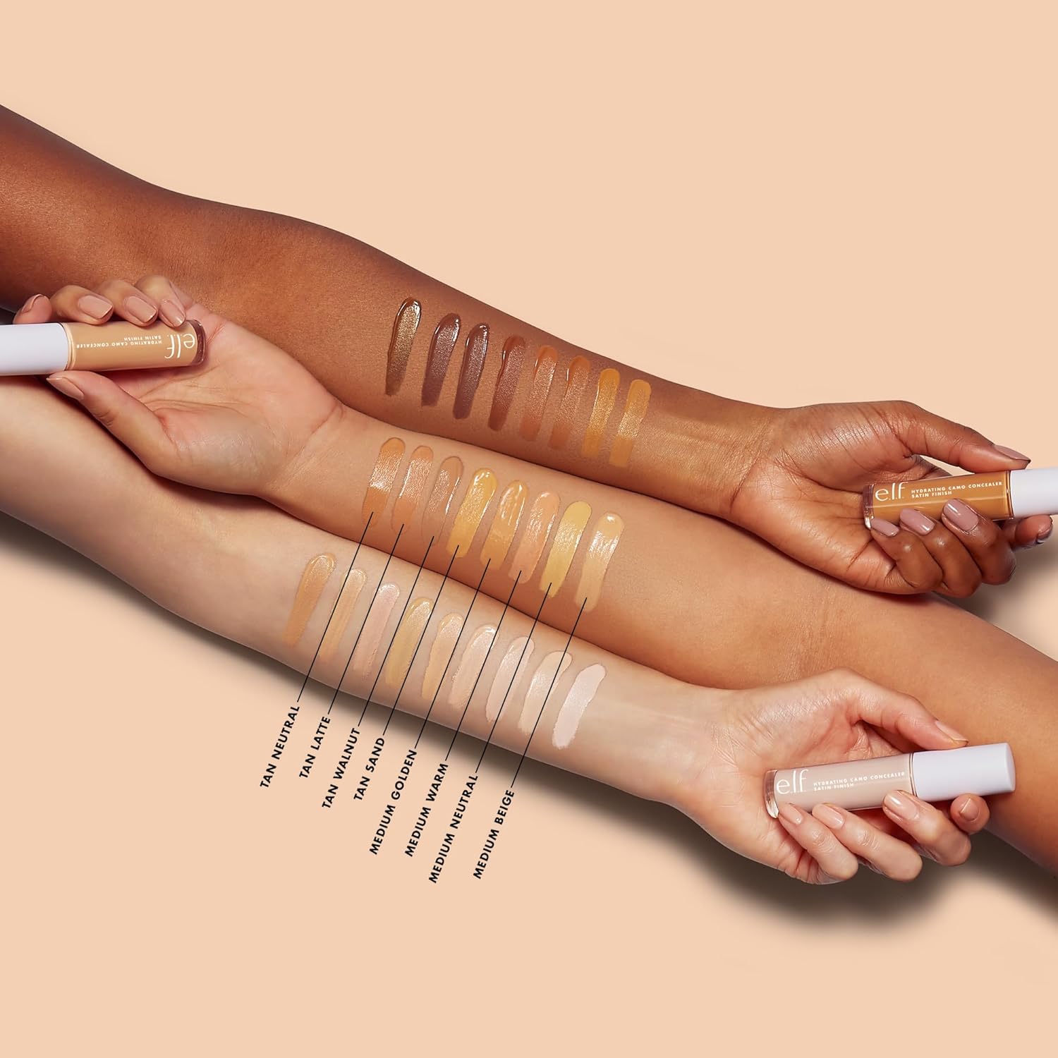 e.l.f Hydrating Satin Camo Concealer Tan Latte : Amazon.co.uk: Beauty