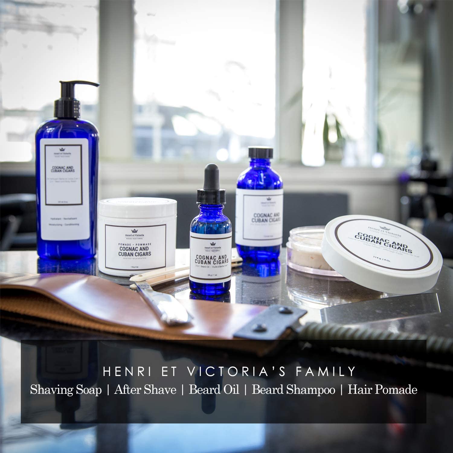 Henri Et Victoria Aftershave Splash For Men L Canadian Made By A Skilled Artisan L Moisturize And Soothe The Skin 114 Ml (4 Oz) (Cognac And Cuban Cigars Fragrance) : Beauty & Personal Care