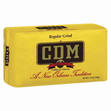 Cdm Ground Coffee & Chicory Regular Grind, 13Oz Bag (Pack Of 1)
