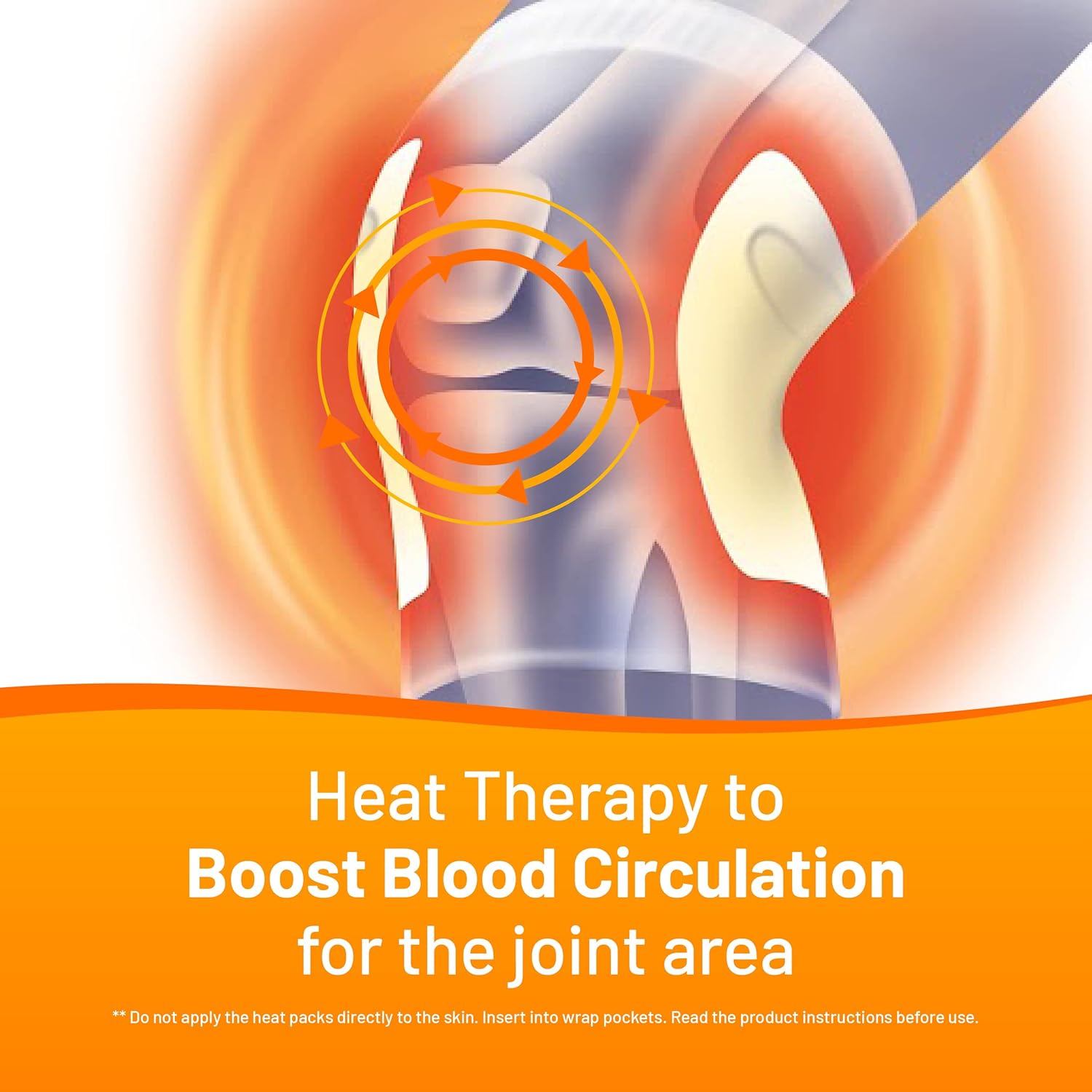 Cura-heat Arthritis Pain for Knee 4 Heat packs and 1 Wrap : Amazon.co.uk: Health & Personal Care