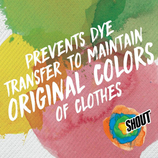 Shout Color Catcher Sheets for Laundry, Allow Mixed Washes, Prevent Color Runs, and Maintain Original Color of Clothing, 72 Count