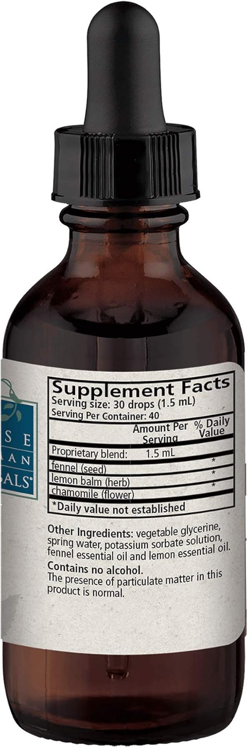 Wise Woman Herbals - Tummy Glycerite - 4 Oz - All-Natural Stomach Aid - Helps With Stomach Discomfort, Queasiness, Gas And Bloating - Promotes Healthy Digestive Function And Abdominal Support