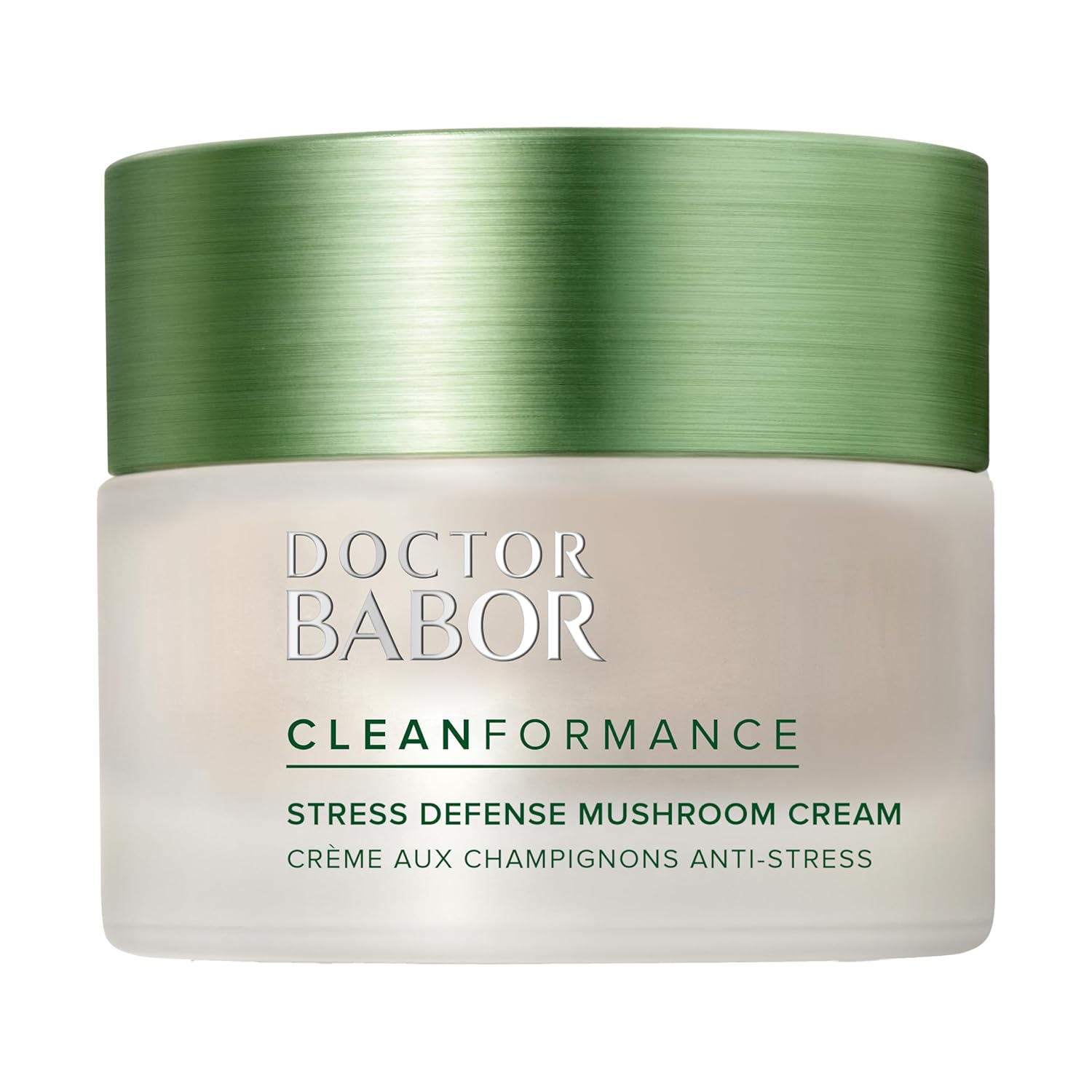 Babor Cleanformance Stress Defense Mushroom Cream, Antioxidant And Microbiome Complex Protect, Moisturizer Balances And Revitalizes Skin, Improve Skin Barrier, Reduce Fine Lines & Wrinkles, 1.69 Oz