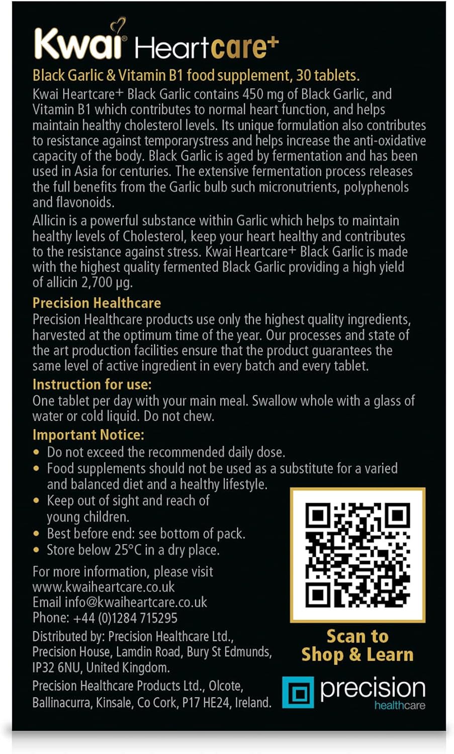 Kwai Heartcare+ | 90 Tablets : Amazon.co.uk: Health & Personal Care