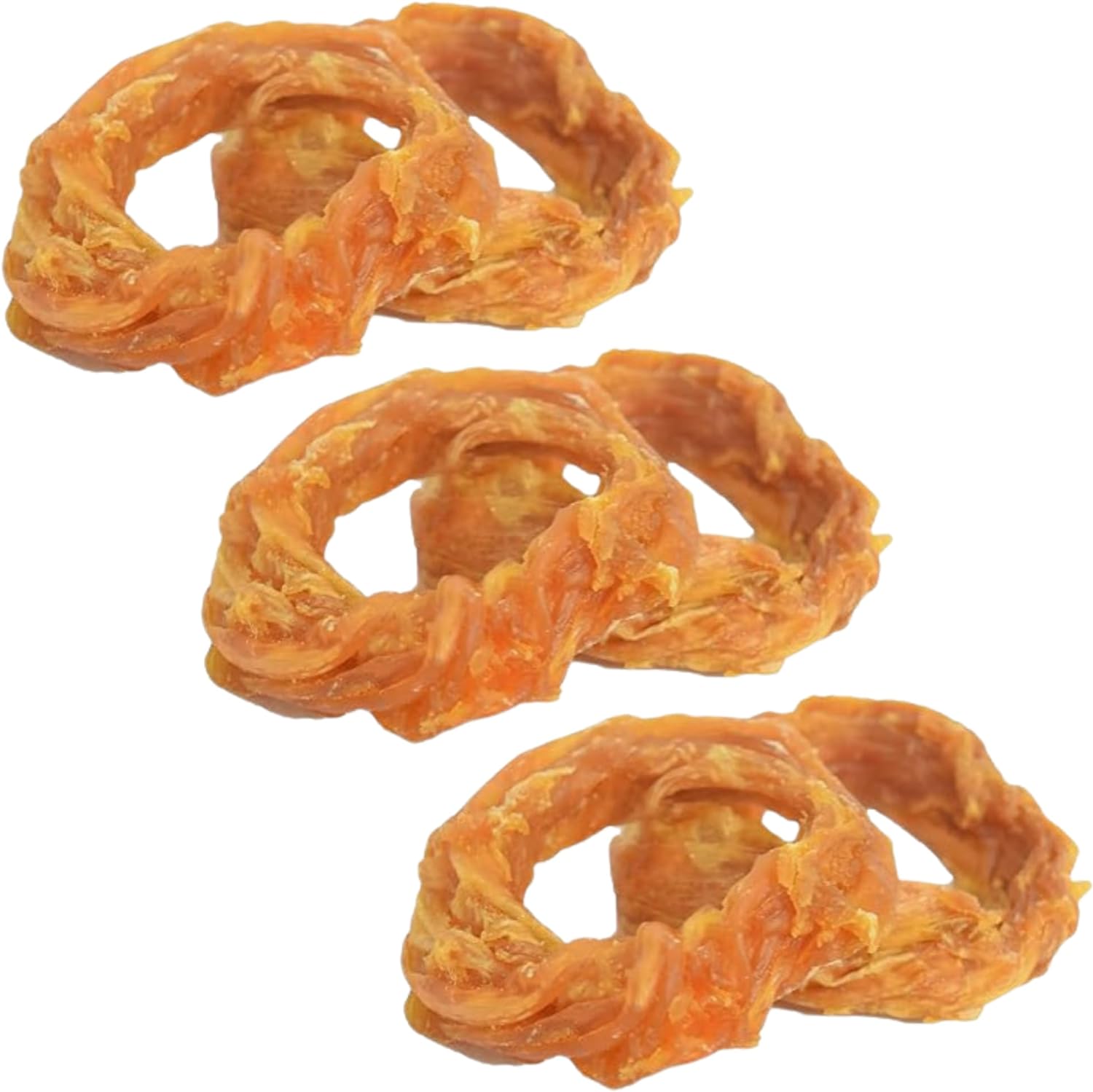 Ultra Chewy Turkey Tendon Rings For Dogs - Premium All-Natural Tendons, Hypoallergenic Treats, Easy To Digest, Alternative To Rawhide (6 Pack)