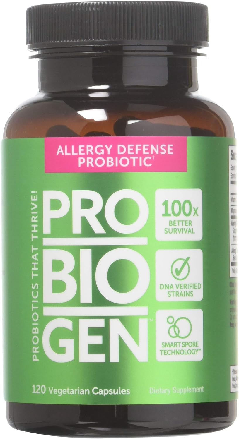 Probiogen Allergy Defense Probiotic Capsules, 120 Count