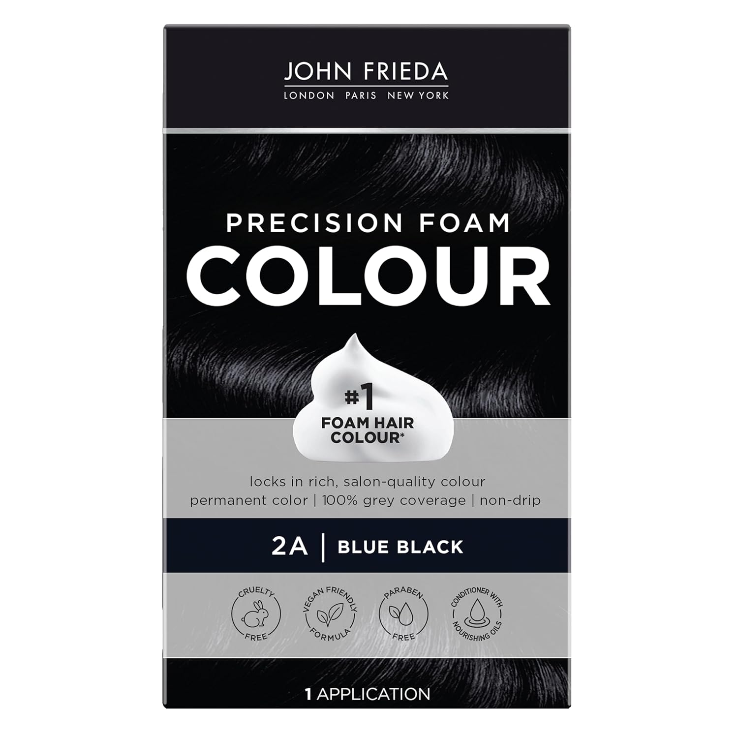 John Frieda Precision Foam Colour, Blue Black 2A