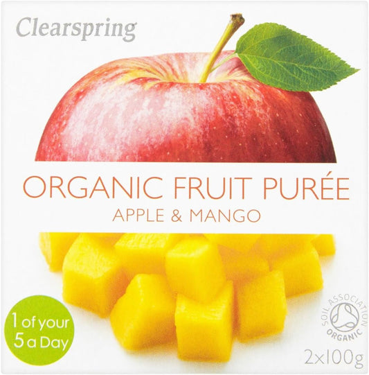 Clearspring Organic Fruit Purée - Apple, Mango & Coconut : Amazon.co.uk: Grocery