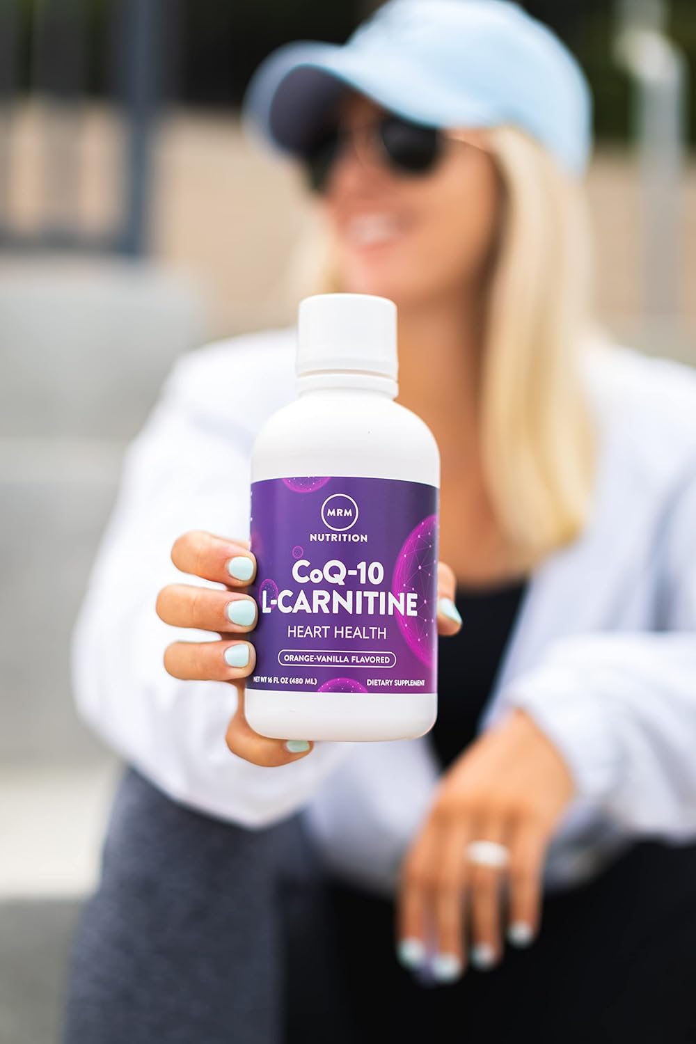 Mrm Nutrition Coq-10 L-Carnitine Liquid | Cherry Pomegranate Flavored | Energy + Antioxidants | Naturally Derived Coq-10 | 32 Servings : Health & Household