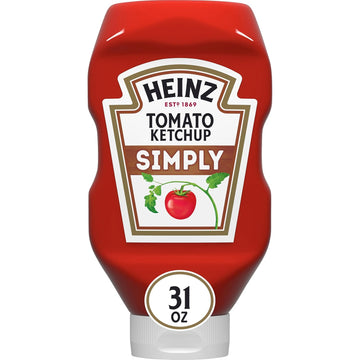 Heinz Simply Tomato Ketchup With No Artificial Sweeteners, 31 Oz Bottle