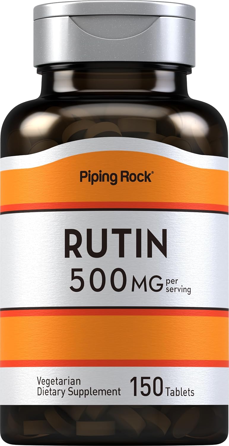 Piping Rock Rutin 500Mg | 150 Tablets | Vegetarian, Non-Gmo, Gluten Free Supplement