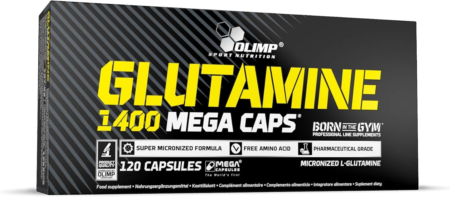 Olimp Sport Nutrition Olimp L-Glutamine Capsules, Pack Of 120 Mega Capsules