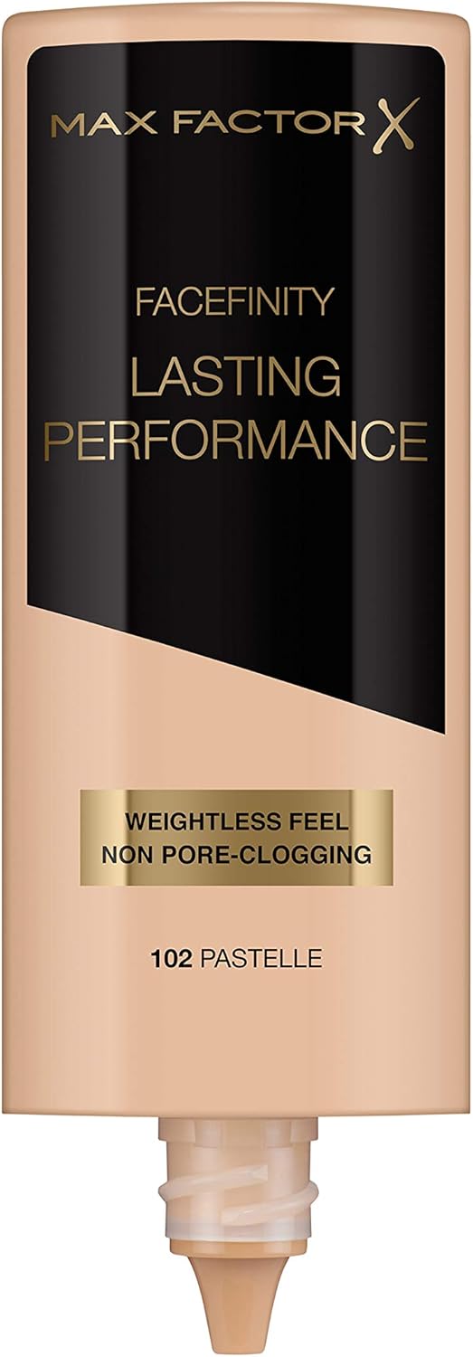 Max Factor Lasting Performance Long-Lasting Liquid Foundation - 102 Pastelle, 35 Ml