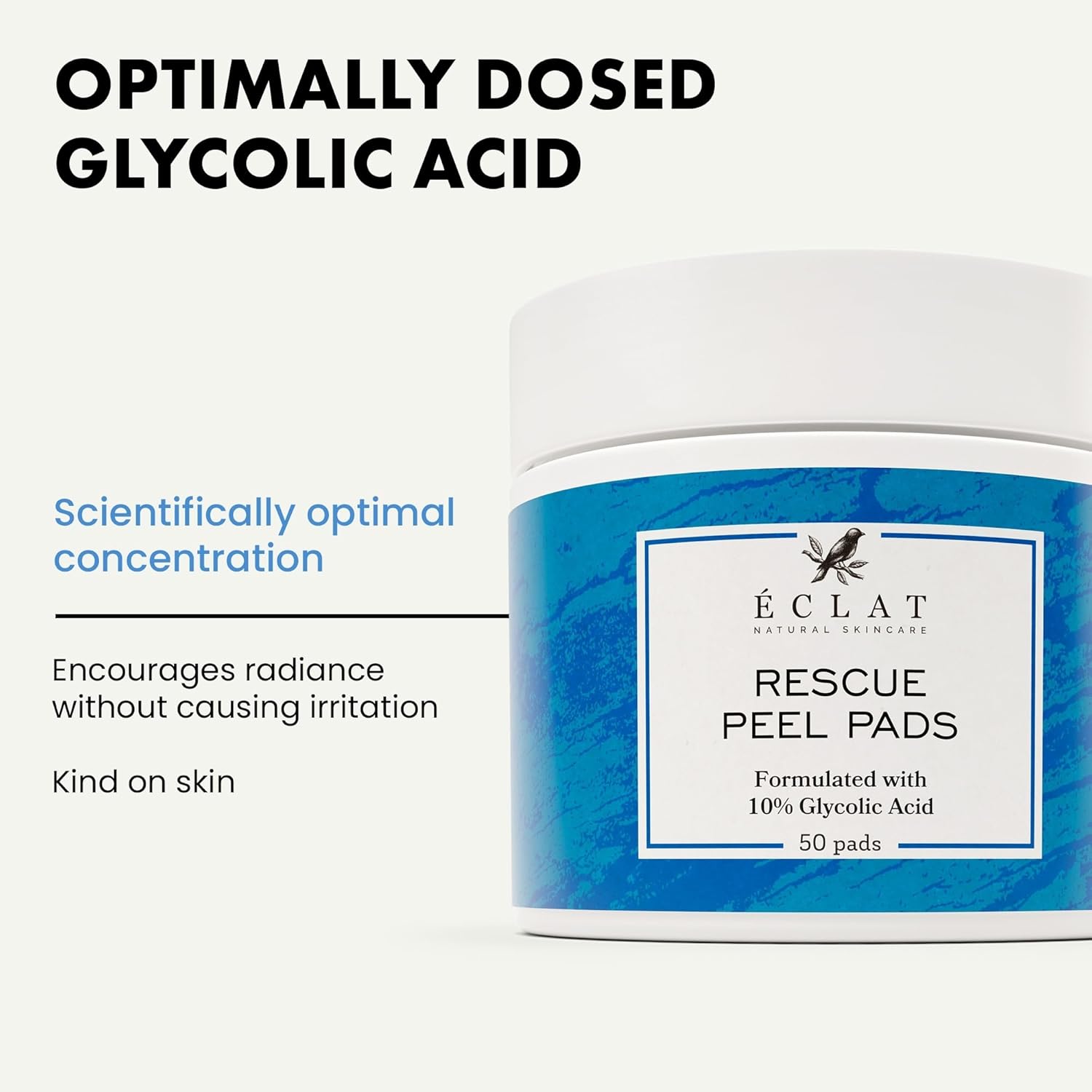 10% Glycolic Acid Pads, Chemical Peel for Face at Home w/Vitamin E & Aloe Vera, Acido Glicolico for Exfoliating Face Pads - Toner Pads for Even Skin Tone & Acne Marks, Facial Peel Pads - 50 Face Pads : Beauty & Personal Care