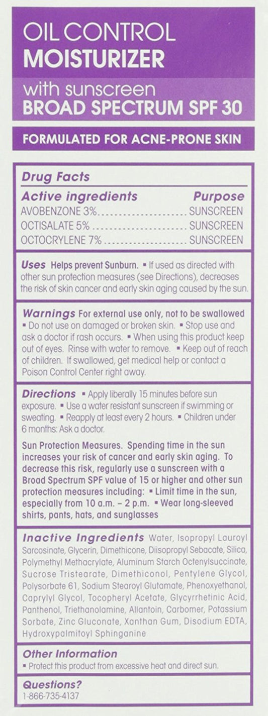 Cetaphil Dermacontrol Facial Moisturizer For Acne-Prone Skin With Suncreen Spf 30, 4 Fluid (Packaging May Vary) Ounce