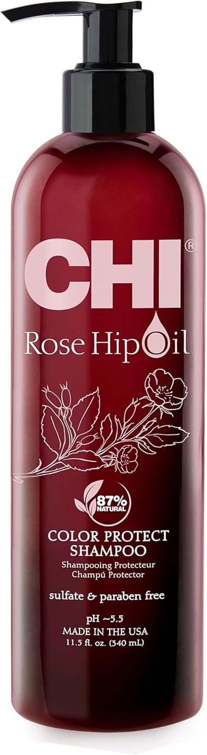 Chi Rosehip Oil, Color Nurture, Protecting Shampoo, 340 Ml, White