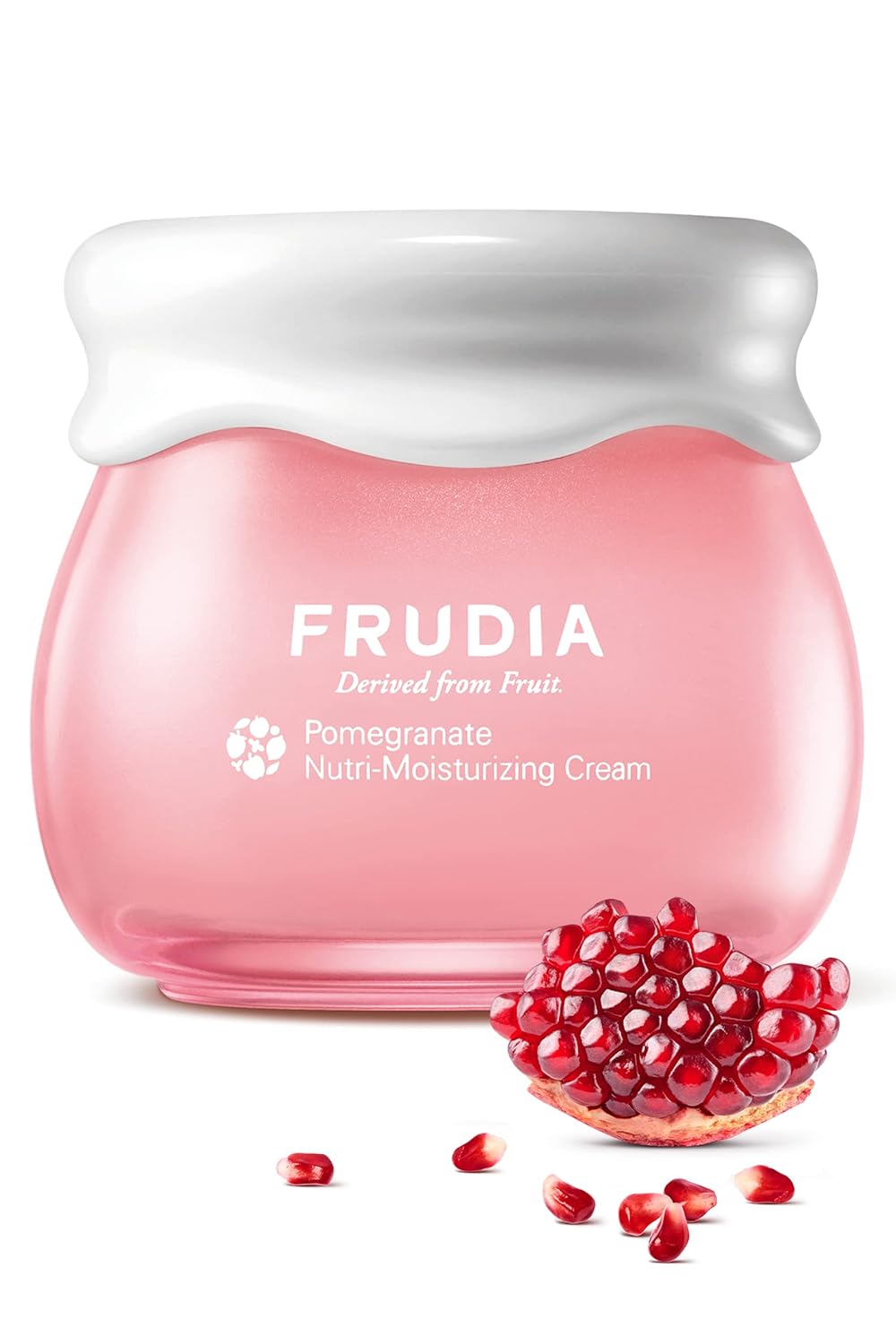 Frudia Pomegranate Nutri-Moisturizing Face Cream, Korean Face Moisturizer W/63% Pomegranate Extract, Bl-Fill Up & Vegan Collagen For Anti-Aging (1.94 Fl Oz)