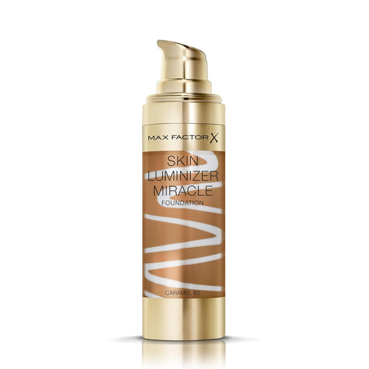 Max Factor Skin Luminizer Miracle Foundation, No. 85 Caramel, 1 Ounce
