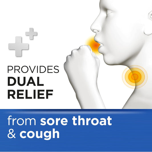 Strepsils Sore Throat & Cough Lozenges, 24S, Gluten Free, Sore Throat And Dry Cough Relief, Fights Infection, Works In 5 Mins (Pack Of 3)