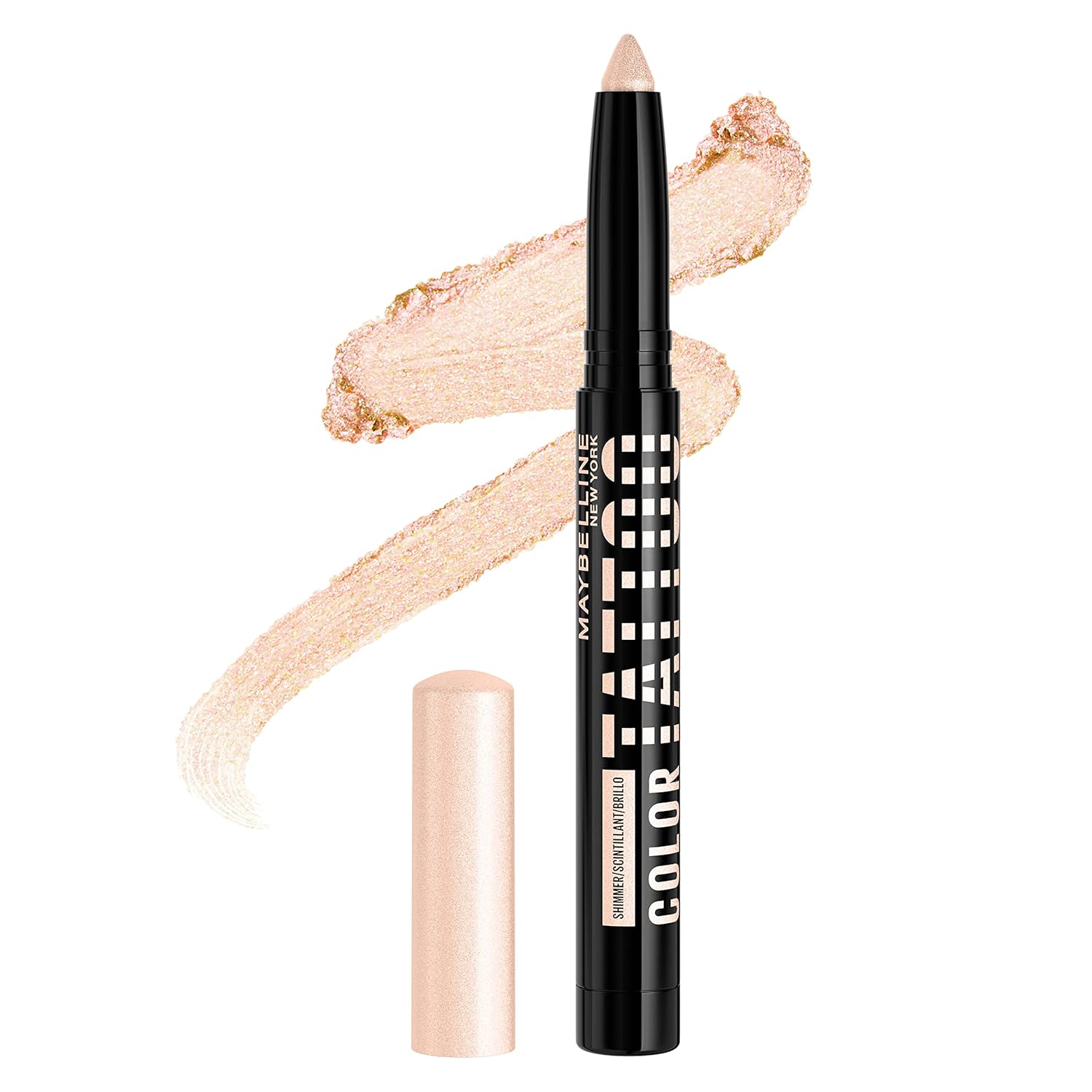 Maybelline Color Tattoo Longwear Multi-Use Eye Shadow Stix, Eye Makeup, I Am Shining (Light Pearl Shimmer)