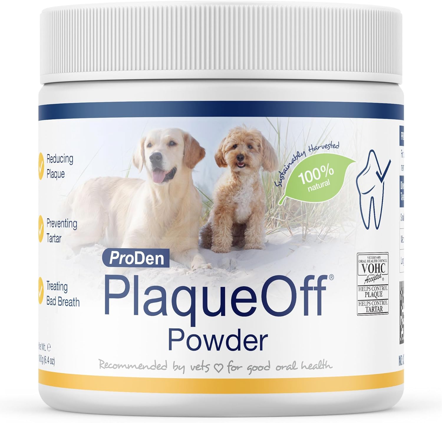 Proden Plaqueoff Dental Care For Dogs And Cats, 180Gm