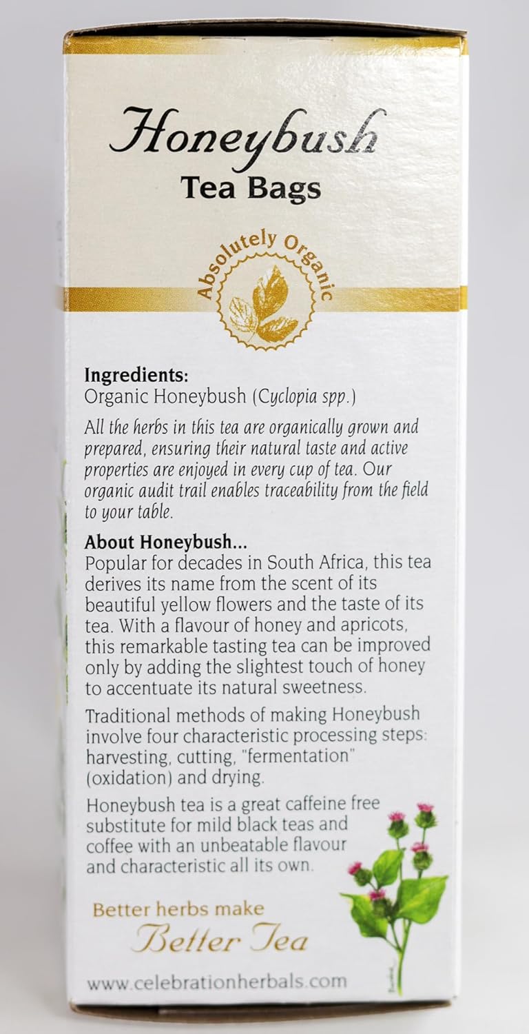 Celebration Herbals Honeybush Tea Organic 24 Bag, 0.02 Pound : Grocery & Gourmet Food