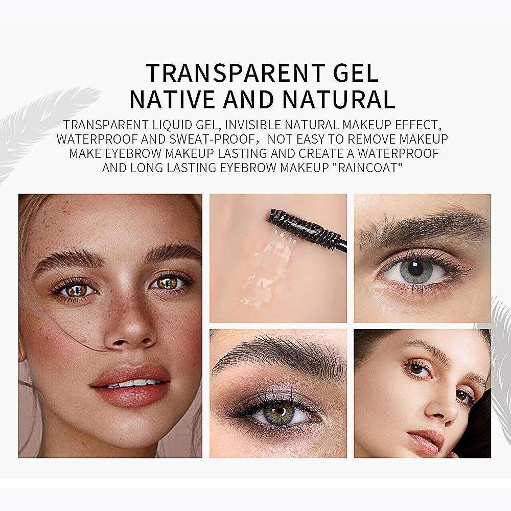 Dageda 2Pcs Eyebrow Setting Gel, Eyebrow Brow Fix Gel, Waterproof And Sweat-Proof, Eyebrow Repair Liquid Brows Styling Beauty Salon Home Use Makeup, 1.81Oz (Light Brown And Dark Brown) : Beauty & Personal Care