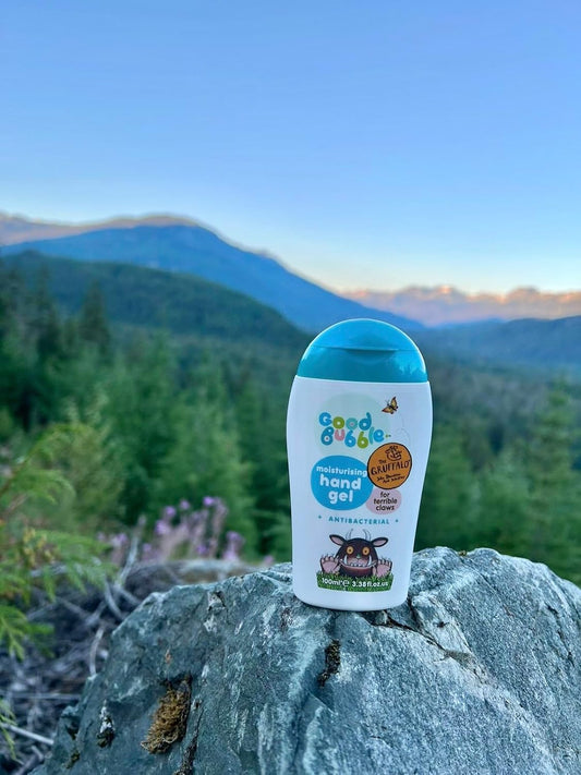 Good Bubble Gruffalo Hand Gel For Kids - 100Ml Travel Size Moisturising Antibacterial Hand Sanitiser For Children And Sensitive Skin - Fragrance Free (Pack Of 2)