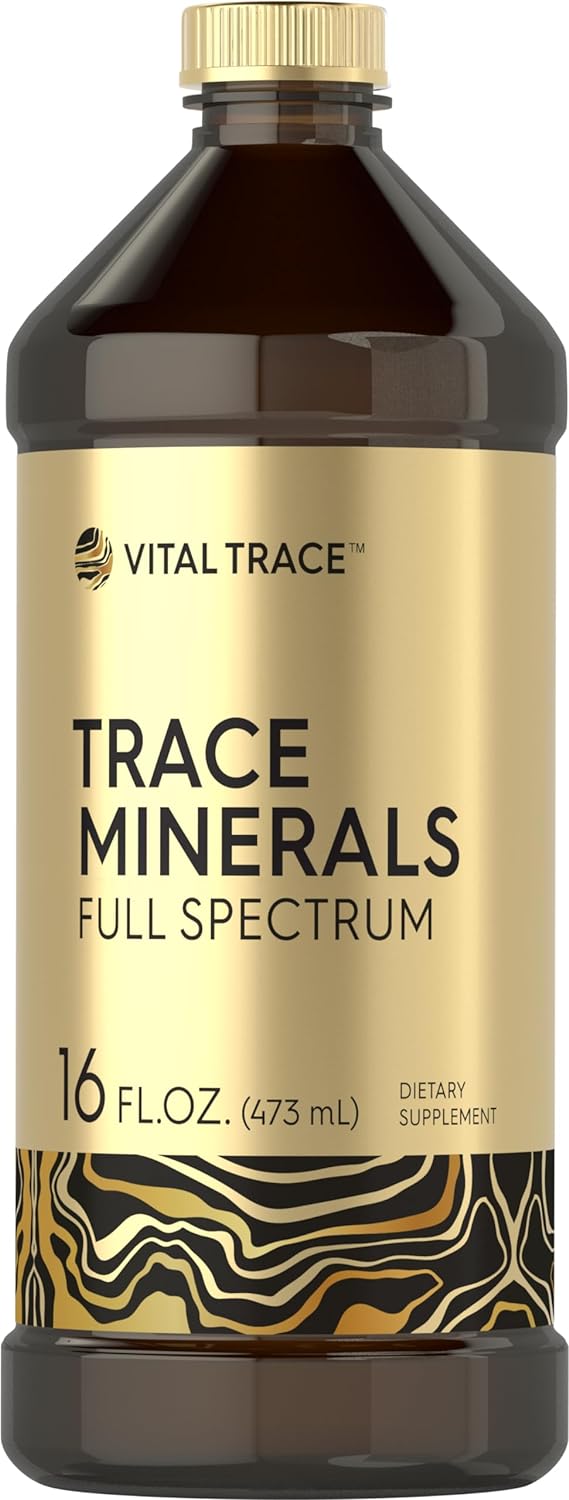 Carlyle Trace Mineral Drops | 16 Fl Oz | Full Spectrum Minerals Supplement | Vegetarian, Non-Gmo And Gluten Free Liquid | By Vital Trace