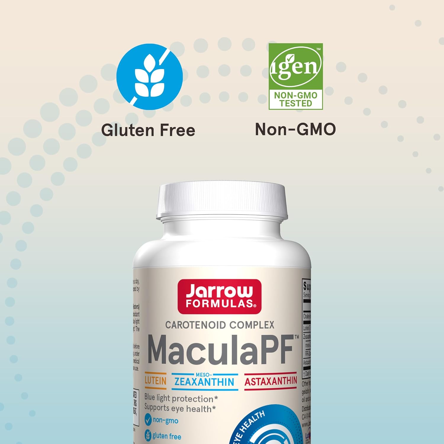 Jarrow Formulas MaculaPF Carotenoid Complex, Dietary Supplement, Supports Eye Health, 30 Softgels, Up to a 30 Day Supply : Health & Household