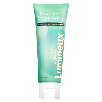 Lumineux Complete Care Toothpaste, Certified Non-Toxic - Fresh Breath In 14 Days - Fluoride Free, No Alcohol, Artificial Colors, Sls Free, Dentist Formulated - 3.75 Oz