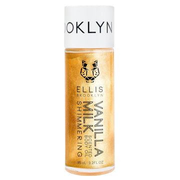 Ellis Brooklyn Sun Fruit Body Oil - Scented Body Oils For Women, Bergamot And Amber Fragrance Body Oil, Vanilla Perfume Musk Oil, 3.2 Fl Oz