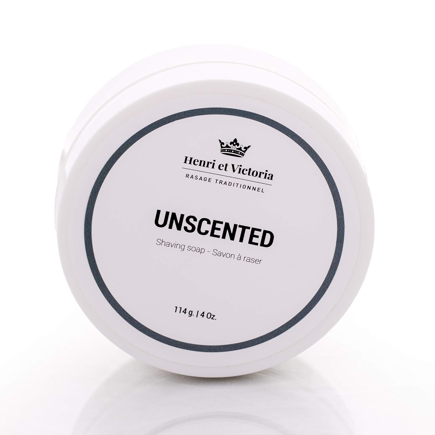 Shaving Soap For Men | Smooth Shave, Lathers Up Nicely, Long-Lasting Scent | Canadian Made By Skilled Artisan 114 G (4 Oz) (Unscented)