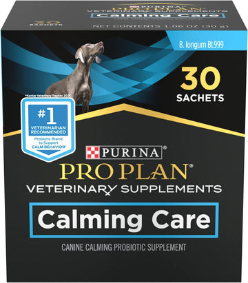 Purina Pro Plan Veterinary Supplements Calming Care - Calming Dog Supplements - 30 Ct. Box (Pack of 1)