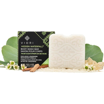 Viori Native Essence Body Wash Bar -120 Gram Unscented - Body Soap Bar With Handcrafted Longsheng Rice Water & Natural Ingredients - Sulfate-Free, Paraben-Free, Cruelty-Free, 100% Vegan, Zero-Waste