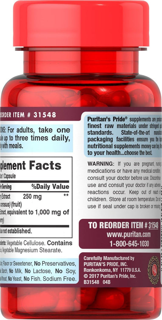 Puritan'S Pride Tart Cherry Extract 1000 Mg