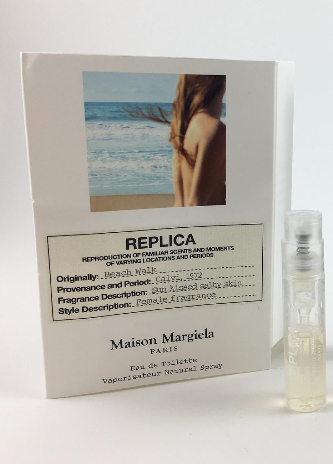 Maison Martin Margiela Replica Beach Walk Eau De Parfum For Women .04 Fl. Oz. Sample : Grocery & Gourmet Food