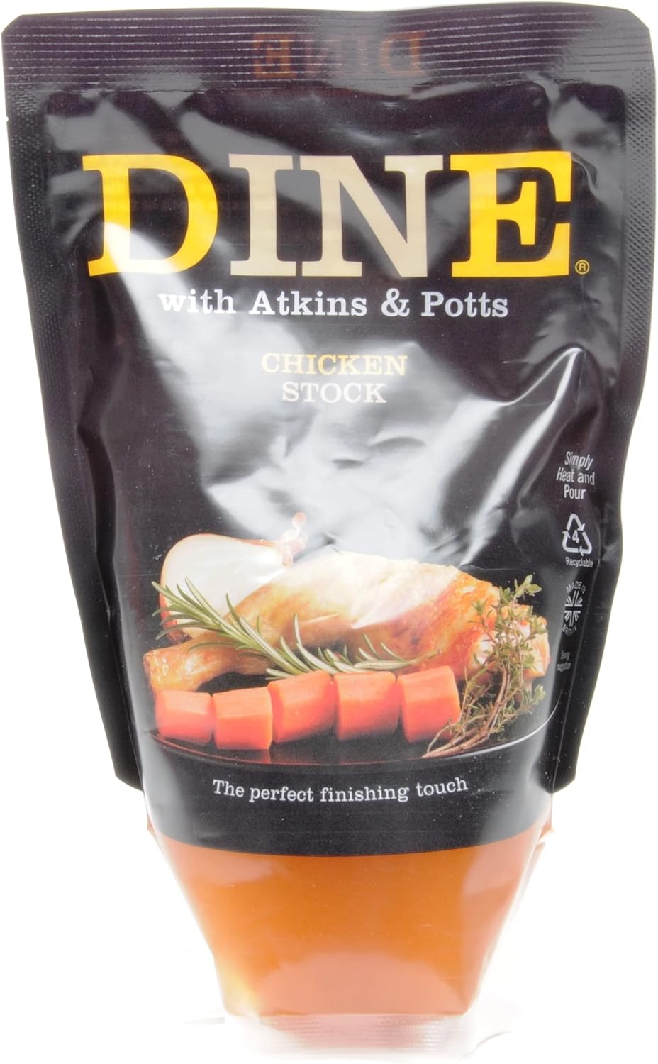 Dine With Atkins & Potts Range (Chicken Stock 2 X 350G)