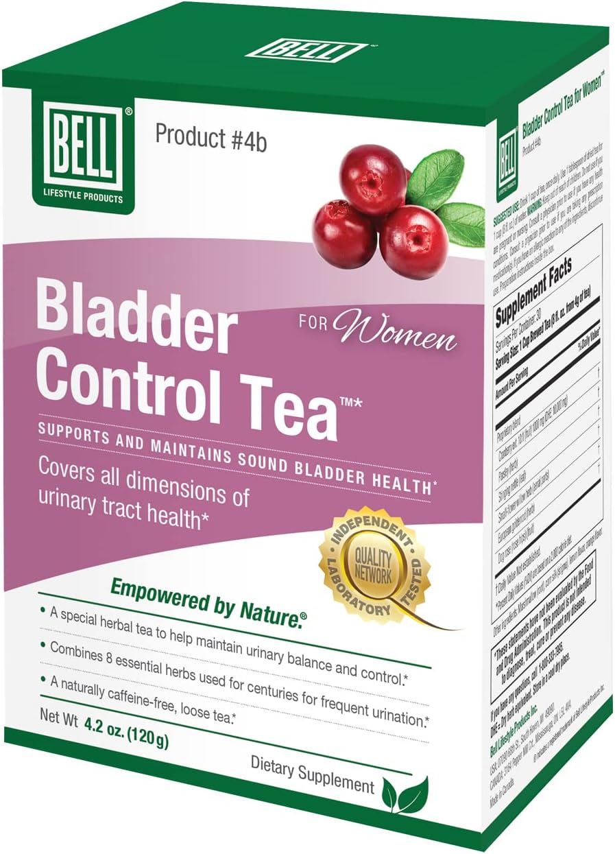 Bell Bladder Control Tea For Women™ - A Special Herbal Tea To Help Support Healthy Urinary Balance And Control - Kidney Tea