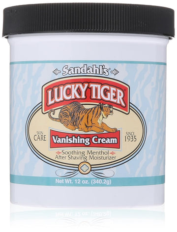 Lucky Tiger Mint Vanish Cream, 12 Ounce