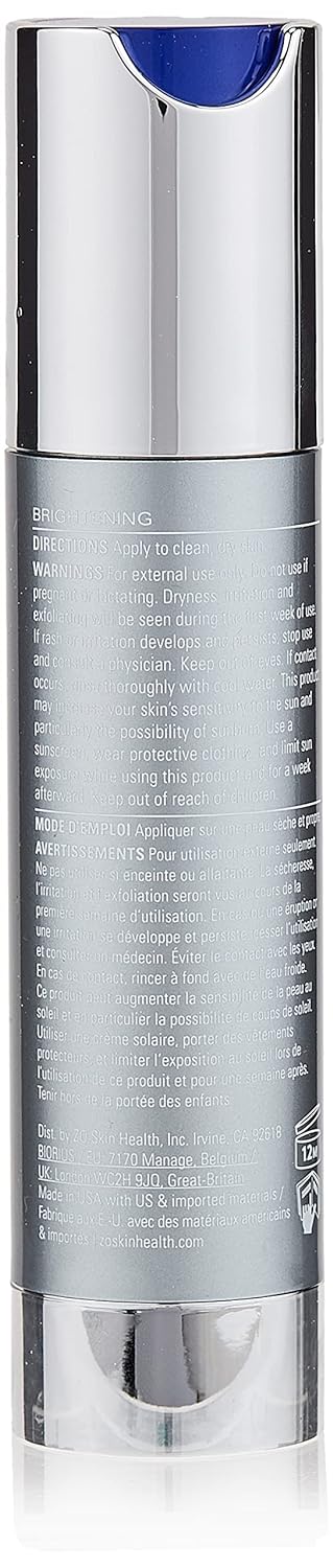 ZO SKIN HEALTH RETINOL SKIN BRIGHTENER 0.5% - 50 ML / 1.7 FL. OZ. U.S.,22230630 : Beauty & Personal Care