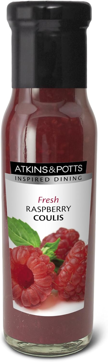 Atkins & Potts - Fresh Raspberry Coulis - 250G