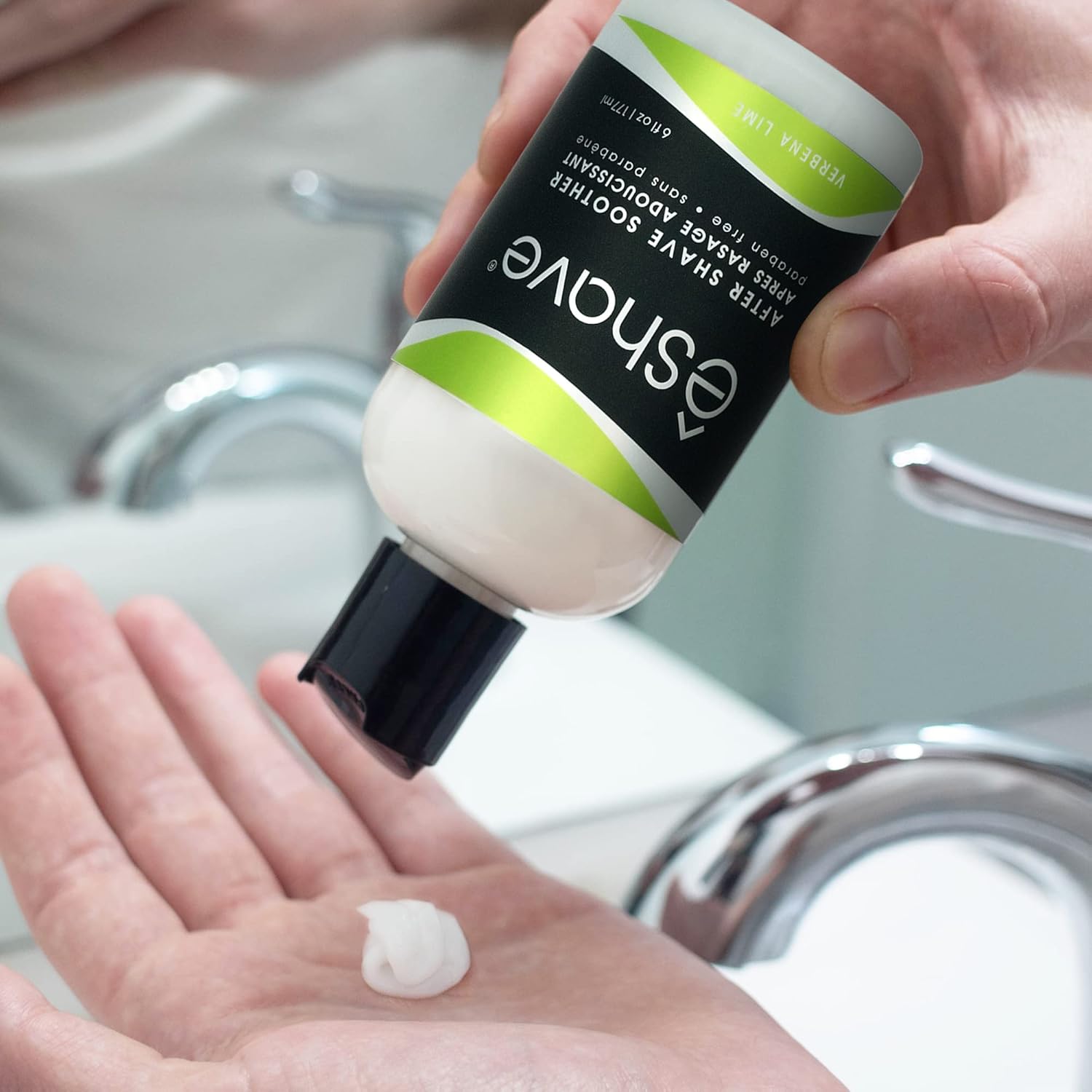 Eshave Luxury After Shave Balm For Men-After Shave Lotion Soothes Razor Burn- Deep Moisturizes Skin- All-Natural Vegan After Shave Cream Energizing Verbena Lime 6 Oz : Beauty & Personal Care