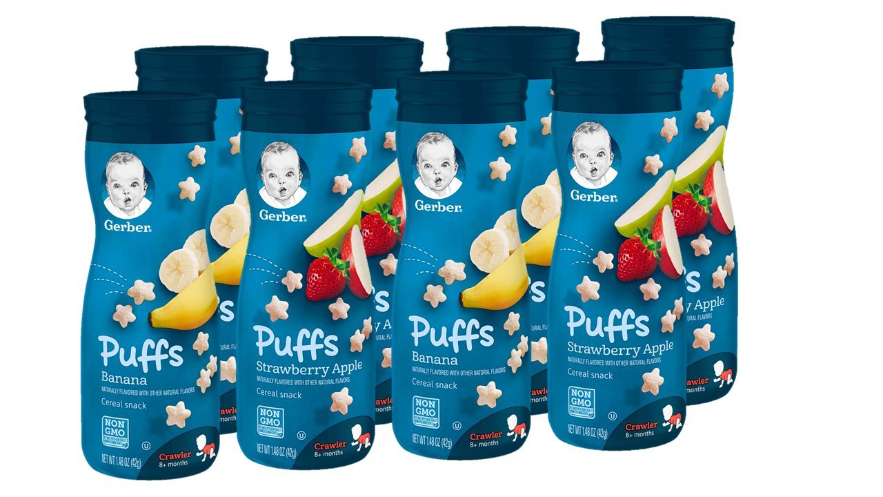 Gerber Baby Snacks Variety Pack | Gerber Snacks For Baby Variety Pack, Yogurt Melts & Fruit & Veggie Melts