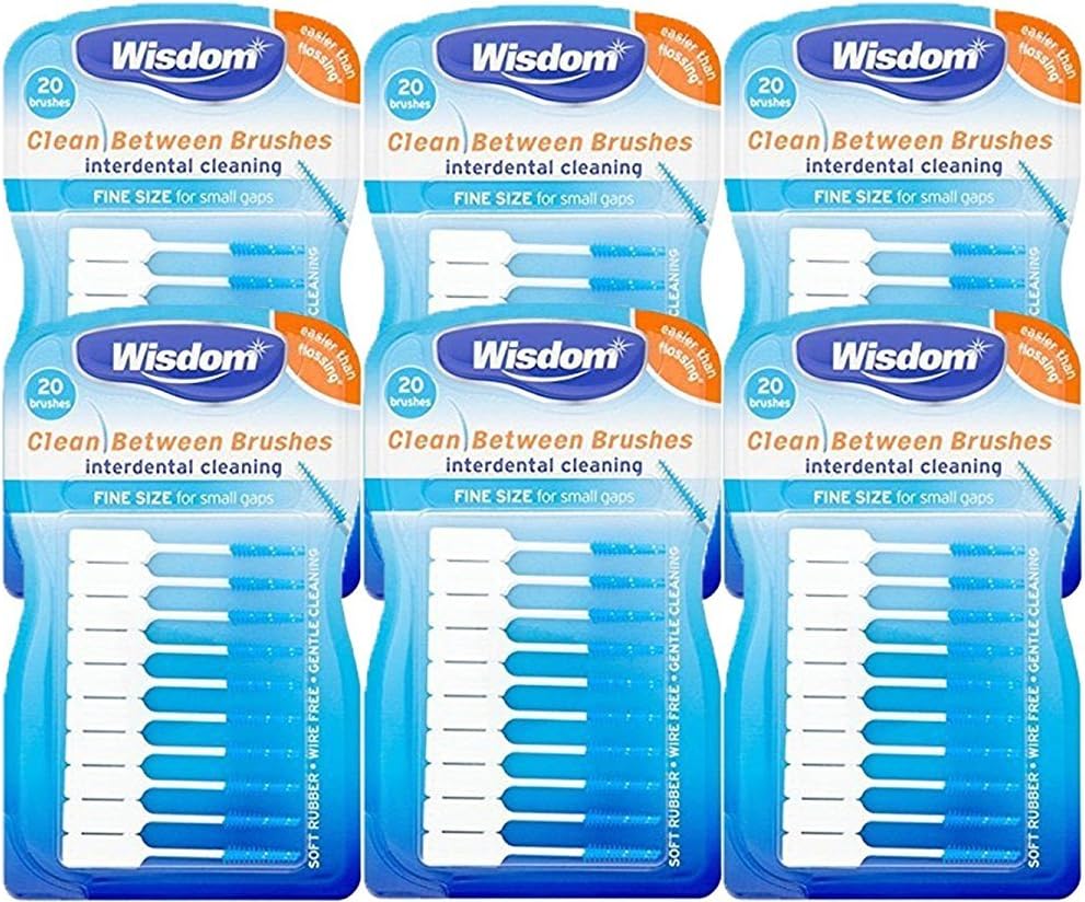 Wisdom Clean Between Brushes 6 Pack