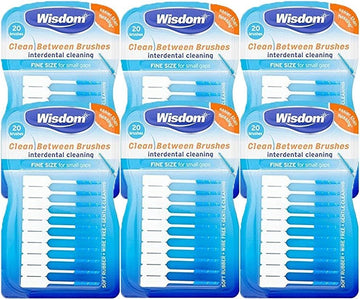Wisdom Clean Between Brushes 6 Pack