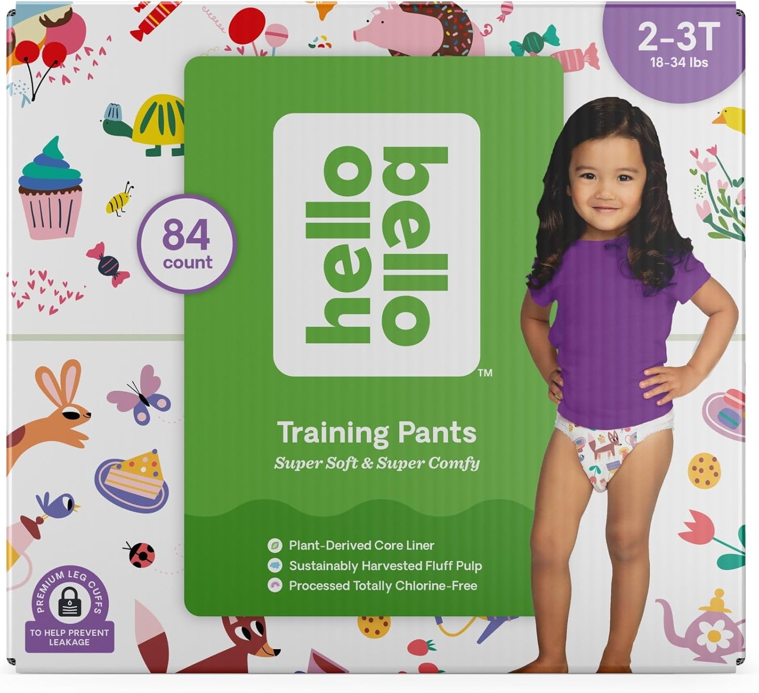Hello Bello Training Pants Club Box - Sugar Rush & Tea Time - 2T-3T 84 Count